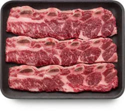 Usda Choice Beef Chuck Flanken Style Ribs - 1.5 Lb