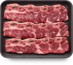 Usda Choice Beef Chuck Flanken Style Ribs - 1.5 Lb