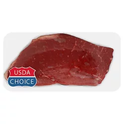 Meat Counter Beef Usda Choice Top Round Steak