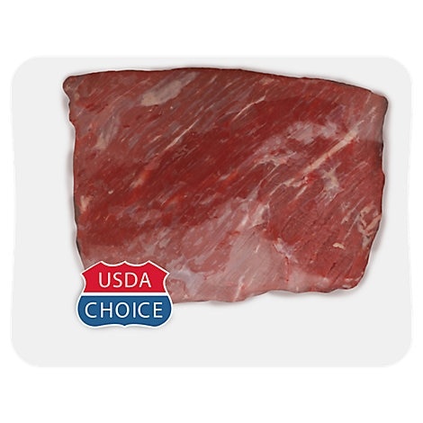 slide 1 of 1, USDA Choice Flat Cut Boneless Roast Brisket, per lb