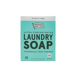Ingredients Matter Fragrance Free Laundry Powder - 30oz