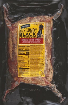 slide 1 of 1, Signature Select Burgundy Peppercorn Beef Sirloin Tri Tip Roast - 1.75 Lb, per lb