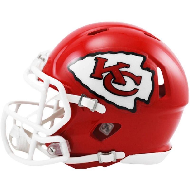 slide 2 of 3, NFL Kansas City Chiefs Speed Mini Helmet: Sports Memorabilia Replica, 1 ct