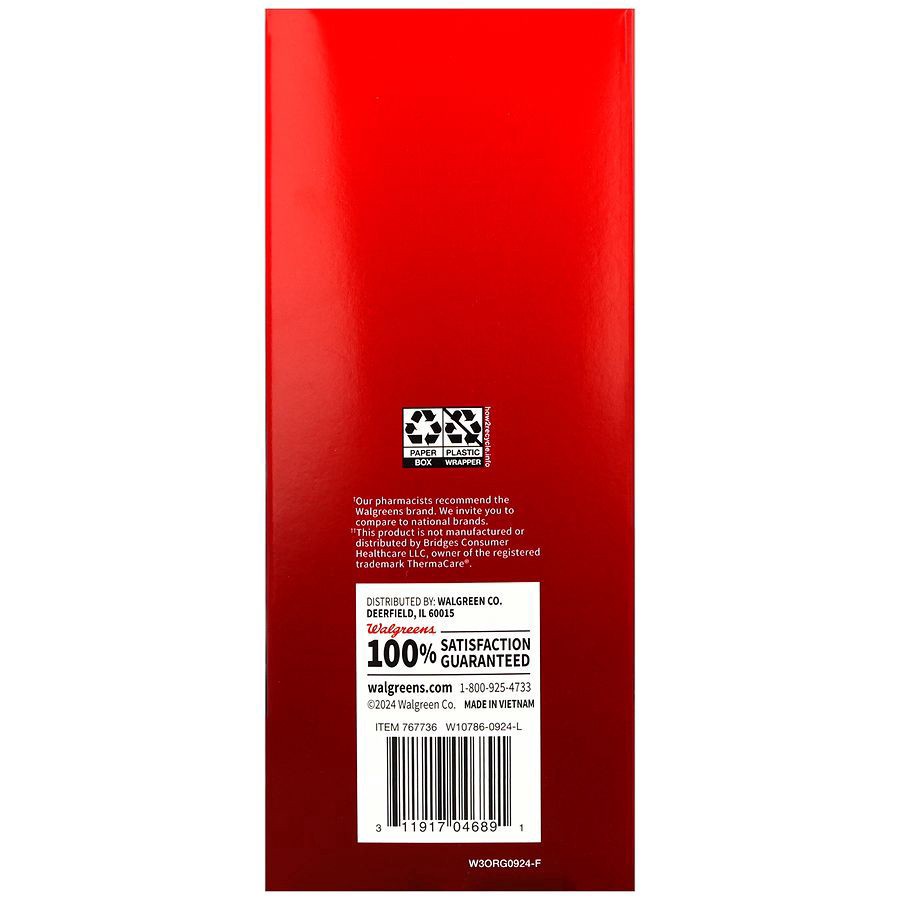 slide 3 of 5, Walgreens Heat Wraps Back & Hips L/XL, 3 ct