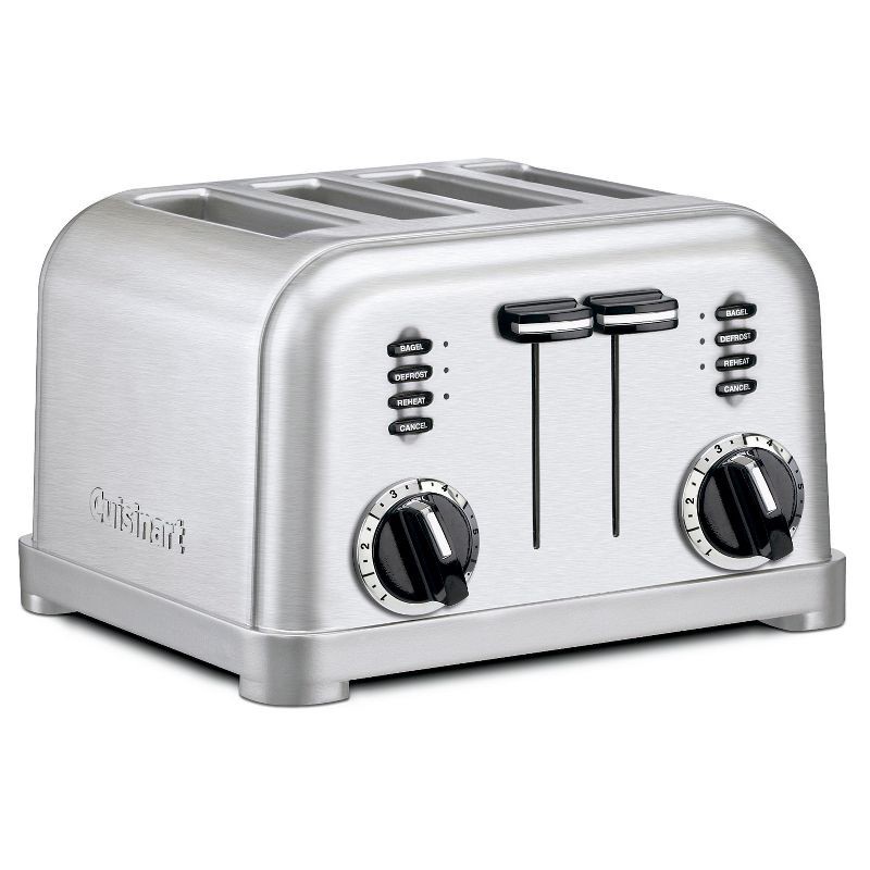 slide 1 of 4, Cuisinart 4-Slice Classic Toaster - Stainless Steel - CPT-180P1, 1 ct