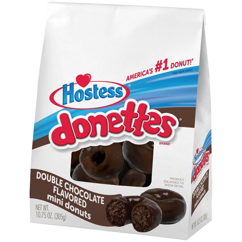 slide 7 of 10, Hostess Double Chocolate Donettes - 10.75oz, 10.75 oz