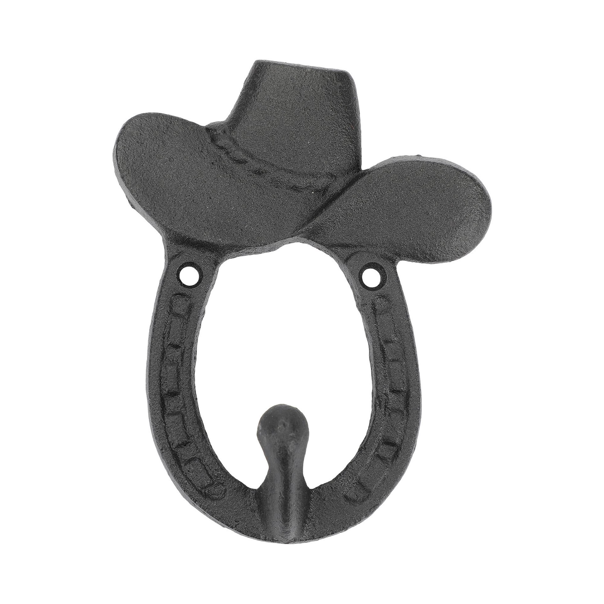 slide 1 of 1, Packed Party Cowboy Wall Hook - Black, 1 ct