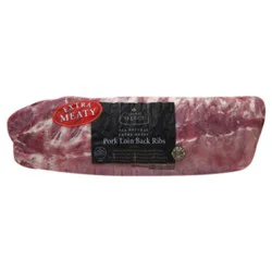 Signature Select Previously Frozen Pork Loin Back Ribs - 2 Lb