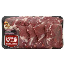 Meat Counter Pork Shoulder Blade Steak Value Pack - 3.5 Lb