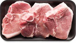 Meat Counter Pork Chop Loin Chops Bone In Value Pack - 3.00 Lb