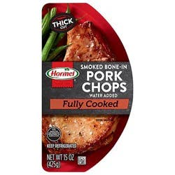 Hormel Pork Chop Smoked Bone In Thin Cut - 15 Oz