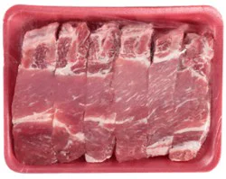Pork Loin Country Style Ribs Boneless - 1.5 Lb