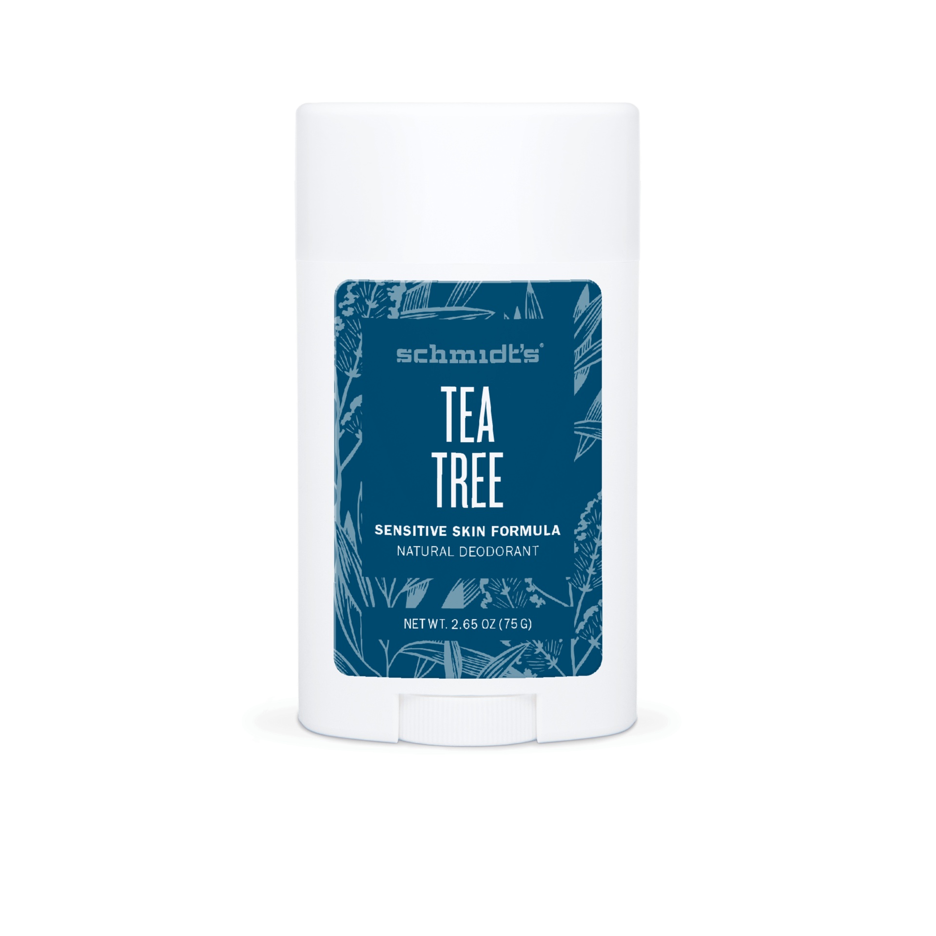 slide 1 of 2, Schmidt's Tea Tree Sensitive Skin Deodorant, 2.65 oz