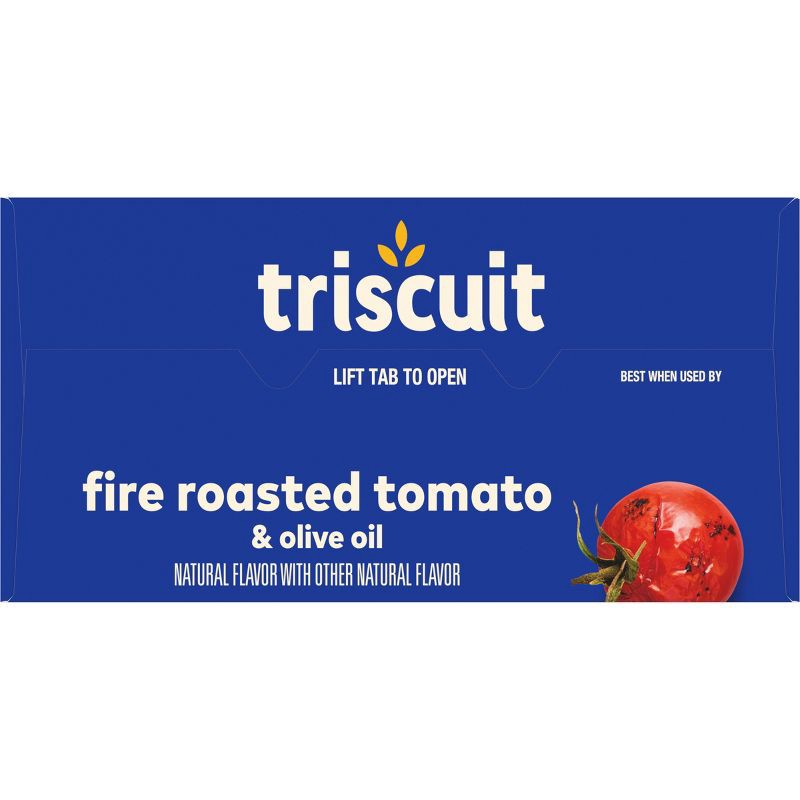 slide 12 of 13, Triscuit Fire Roasted Tomato & Olive Oil Whole Grain Wheat Lunch Snacks Crackers - 8.5oz, 8.5 oz