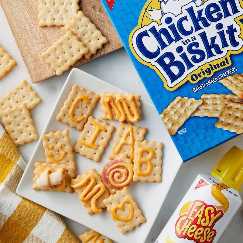 slide 5 of 13, Chicken in a Biskit Original Baked Snack Crackers Family Size - 12oz, 12 oz