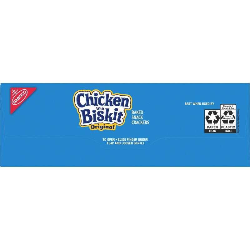 slide 11 of 13, Chicken in a Biskit Original Baked Snack Crackers Family Size - 12oz, 12 oz