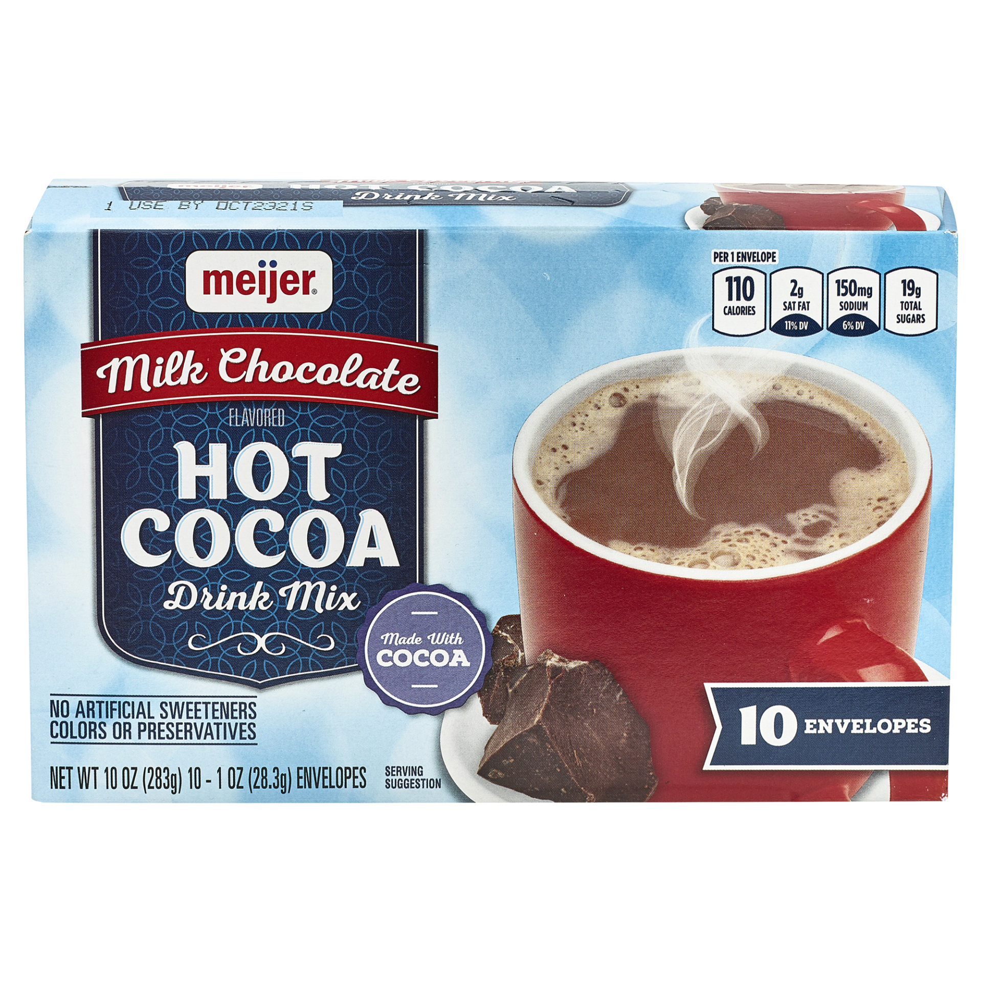 slide 1 of 1, Meijer Hot Cocoa, 10 ct