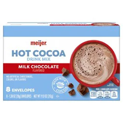 Meijer Milk Chocolate Hot Cocoa, 8ct