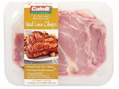 slide 1 of 1, Catelli Veal Loin Chop Vsp, per lb