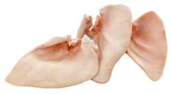 Pork Ears Case Ready Frozen - 1 Lb