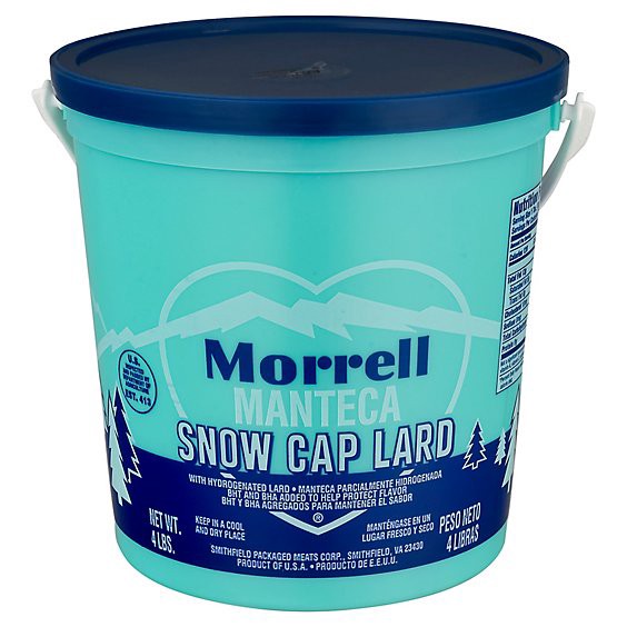 slide 1 of 1, John Morrell Lard Pail - 4 Lb, 4 lb