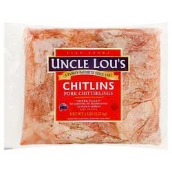 Uncle Lous Pork Chitterlings Chitlins Super Clean - 5 Lb