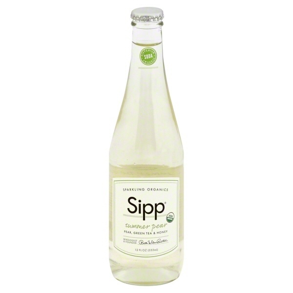 slide 1 of 1, Sipp Soda Summer Pear Organic - 12 oz, 12 oz