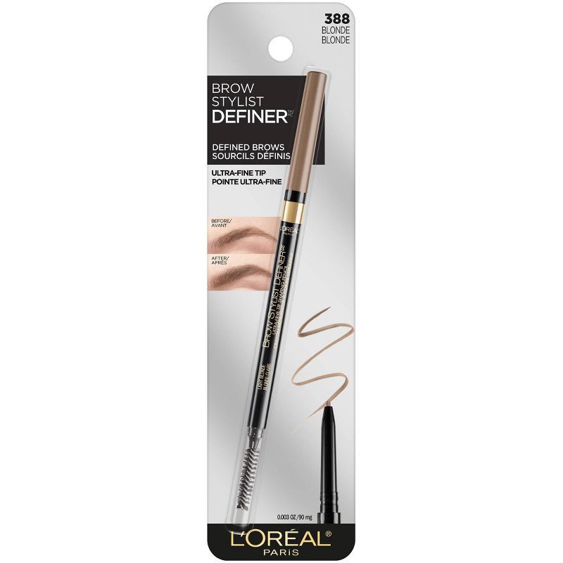 slide 6 of 7, L'Oreal Paris Brow Stylist Definer Eyebrow Mechanical Pencil - 390 Dark Brunette - 0.003oz, 0.003 oz