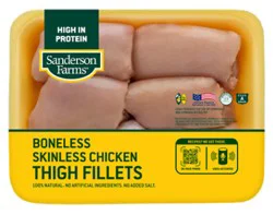 Sanderson Farms Boneless Skinless Chicken Thigh - 1.5 Lb