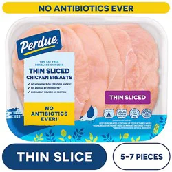 Perdue Fresh Thin Sliced Boneless Skinless Chicken Breasts - 1.25 Lb