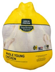 Sanderson Whole Chicken - 4.5 Lb