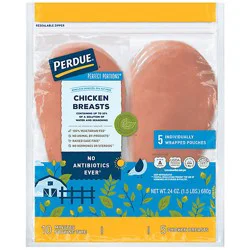 Perdue Perfect Portions Boneless Skinless Chicken Breasts - 1.5 Lb