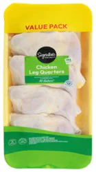 Signature Farms Chicken Leg Quarters Value Pack - 4.5 Lb