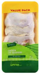Signature Select Chicken Leg Quarters - 4.5 Lb
