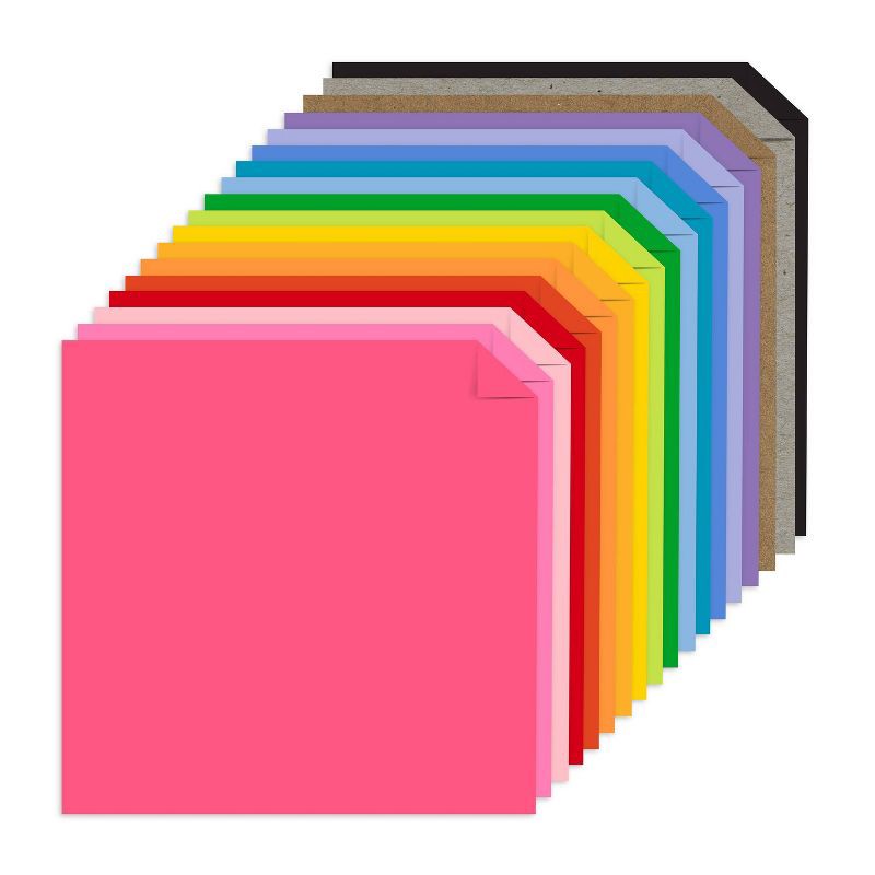 slide 2 of 5, Astrodesigns 12" x 12" 72-Sheet Creative Collection Specialty Cardstock Starter Kit 65 lb 18 Colors, 65 lb