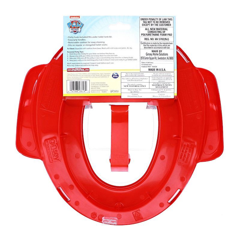slide 12 of 12, PAW Patrol "Let's Have Fun" Soft Potty Seat with Potty Hook, 1 ct