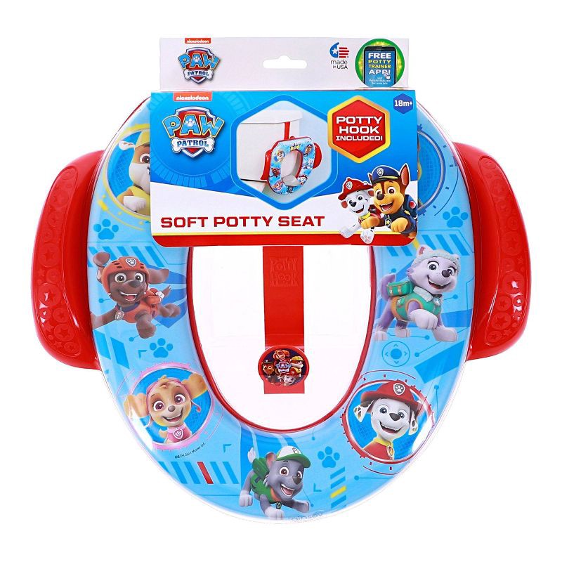 slide 11 of 12, PAW Patrol "Let's Have Fun" Soft Potty Seat with Potty Hook, 1 ct