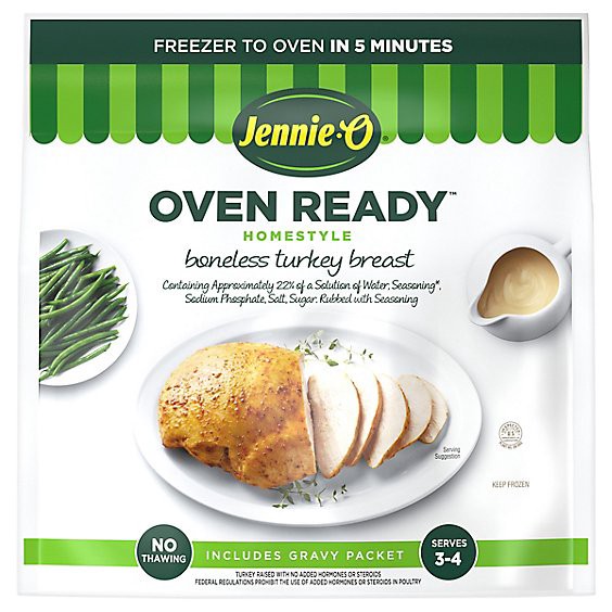 slide 1 of 1, Jennie-O Oven Ready Boneless Turkey Breast Homestyle Frozen - 2.75 Lb, 44 oz
