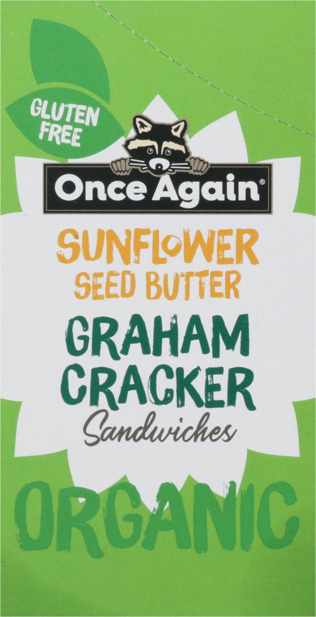 slide 4 of 9, Once Again Sunflower Seed Butter Graham Cracker Sandwiches, 1 ct