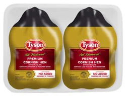 Tyson Cornish Game Hens 2 Pack - 3.50 Lb