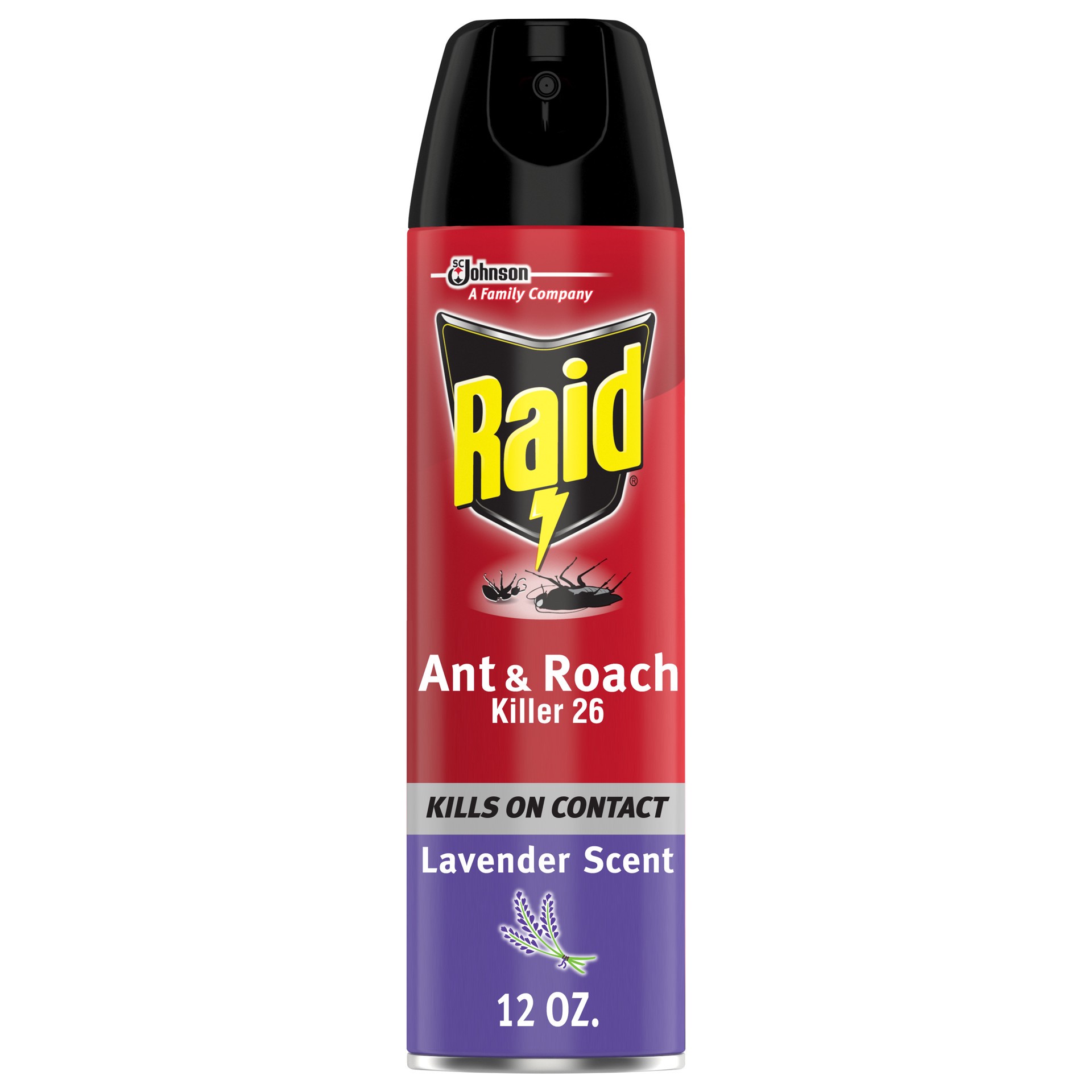 slide 5 of 5, Raid Ant & Roach Lavender, 12 oz