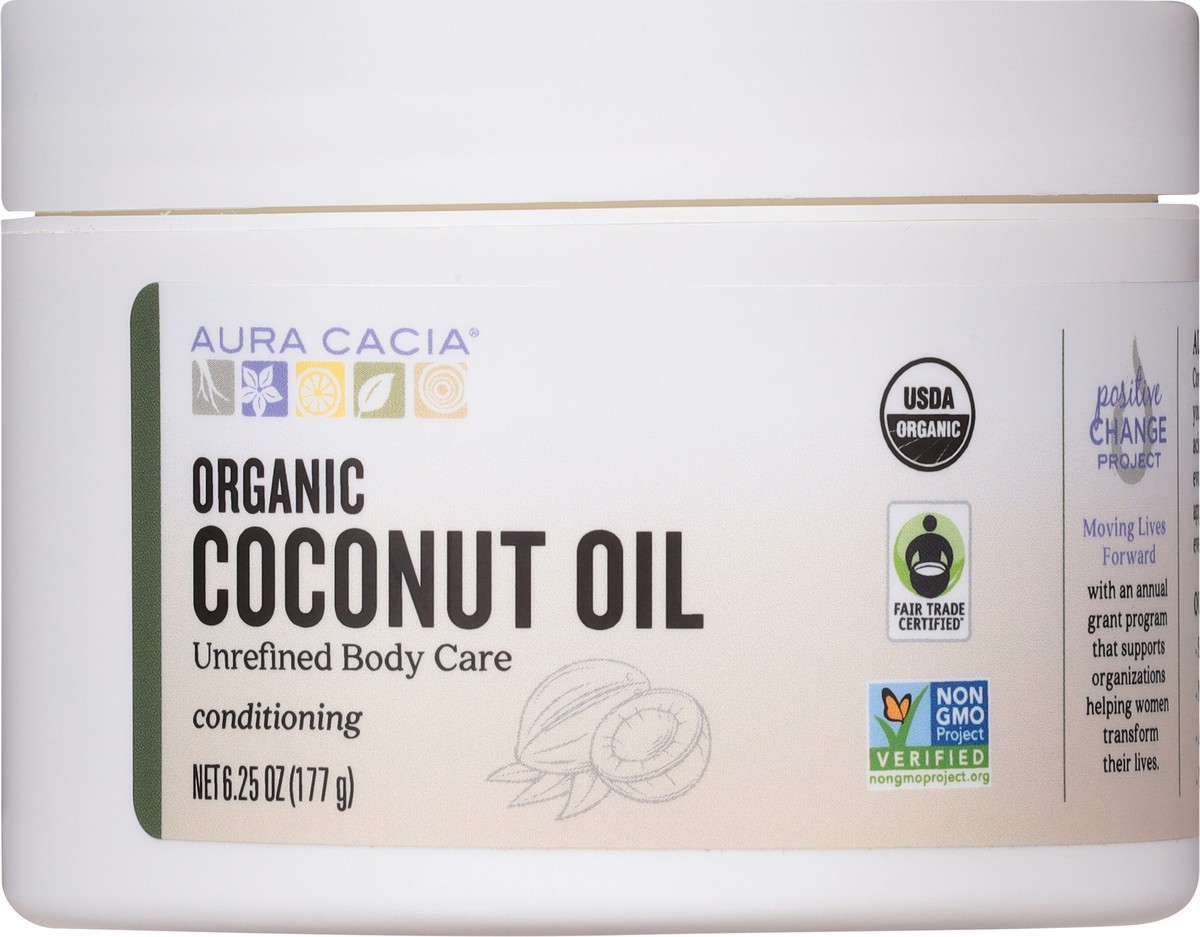 slide 4 of 9, Aura Cacia Organic Conditioning Coconut Oil 6.25 oz, 6.25 oz