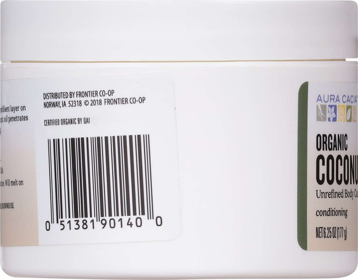 slide 9 of 9, Aura Cacia Organic Conditioning Coconut Oil 6.25 oz, 6.25 oz