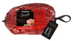 Smithfield Ham Spiral Sliced Premium Half - 10 Lb