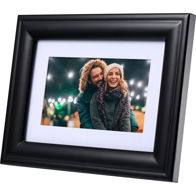 slide 3 of 4, 7" Digital Picture Frame with Mat Black - Polaroid, 1 ct