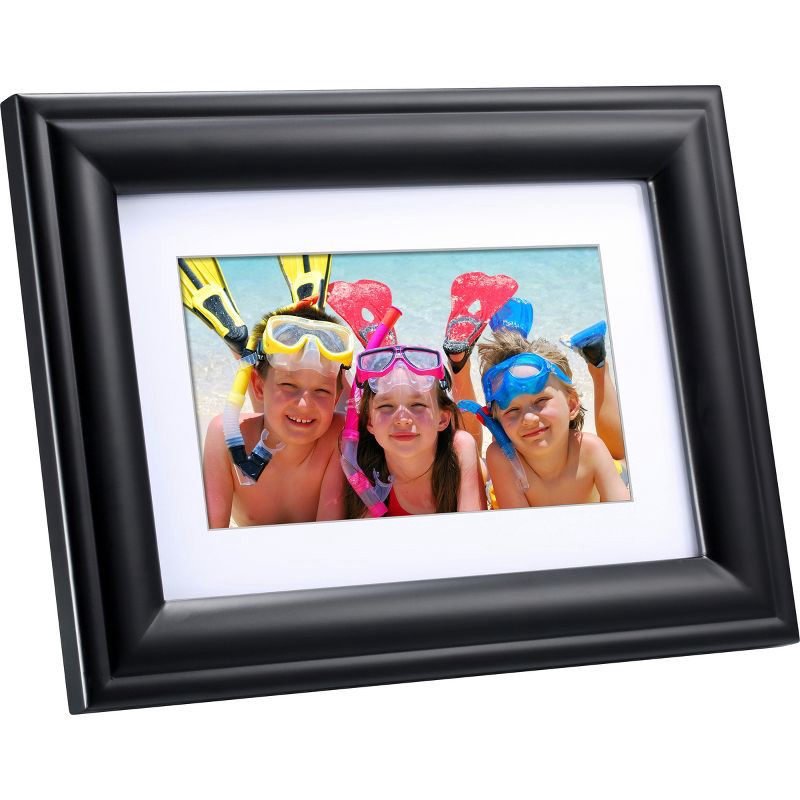 slide 2 of 4, 7" Digital Picture Frame with Mat Black - Polaroid, 1 ct