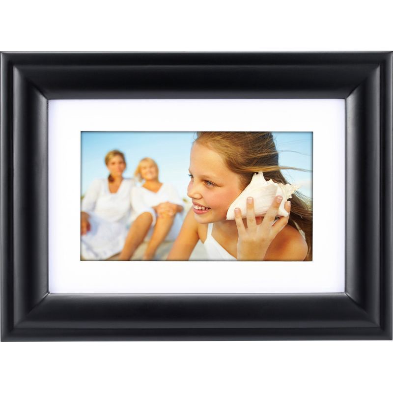 slide 1 of 4, 7" Digital Picture Frame with Mat Black - Polaroid, 1 ct