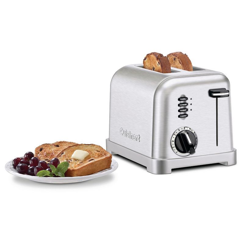 slide 1 of 5, Cuisinart 2 Slice Classic Toaster - Stainless Steel - CPT-160P1, 1 ct