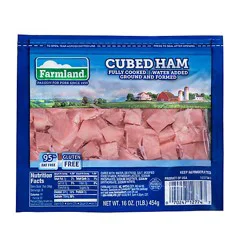 Farmland Fully Cooked Cubed Ham - 16 Oz