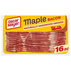 Oscar Mayer Naturally Hardwood Smoked Maple Bacon Slices - 16 Oz